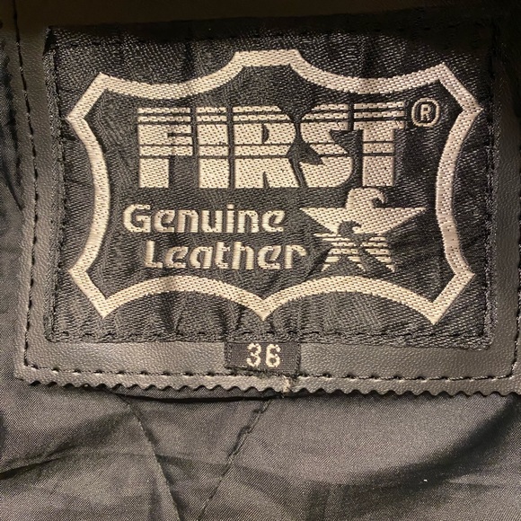 Jackets & Blazers - Women’s Leather Biker Jacket with Fringe/Conch Detail